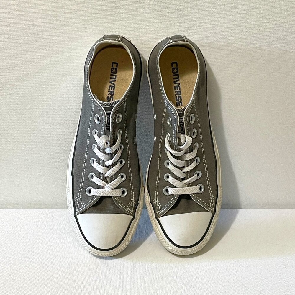 Converse Women's Size 7.5 All Star Gray & White Sneakers